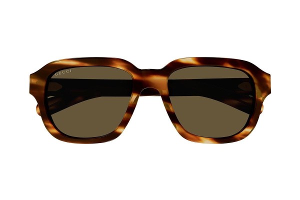 Sonnenbrille Gucci GG1508S 002 Rechteck Havanna