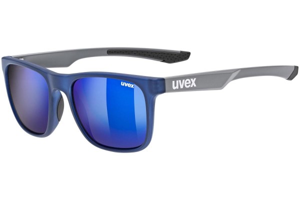 Sonnenbrille uvex lgl 42 Blue / Grey Mat S3 Quadratisch Blau