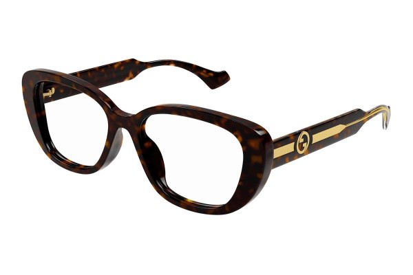 Brillen Gucci GG1559OK 002 Rechteck Havanna