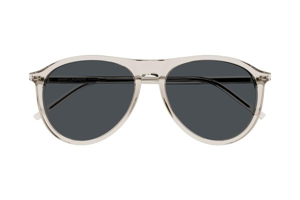 Sonnenbrille Saint Laurent SL667 003 Pilot Beige