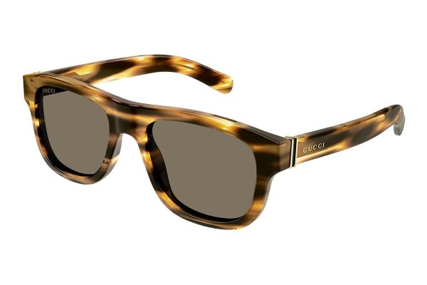 Sonnenbrille Gucci GG1509S 002 Rechteck Havanna