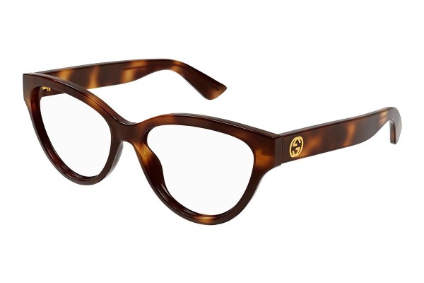 Glasses Gucci GG1581O 002 Cat Eye Havanna