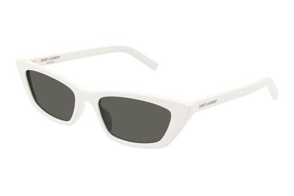 Sonnenbrille Saint Laurent SL277 011 Cat Eye Weiß