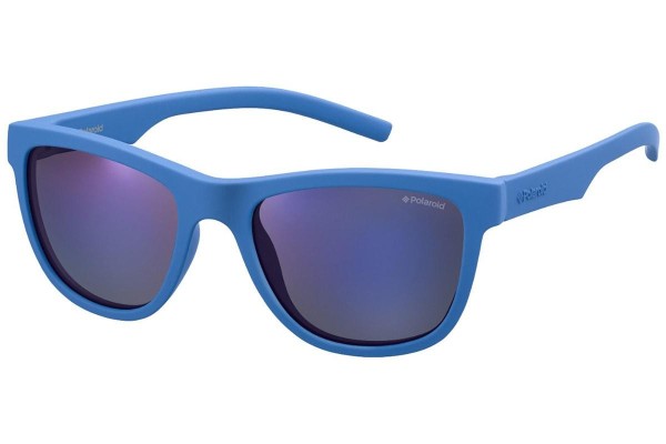 Sonnenbrille Polaroid Junior PLD8018/S ZDI/JY Polarized Quadratisch Blau