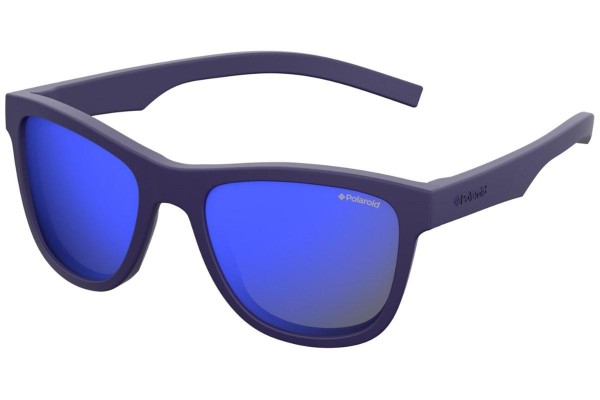 Sonnenbrille Polaroid Junior PLD8018/S CIW/JY Polarized Quadratisch Blau