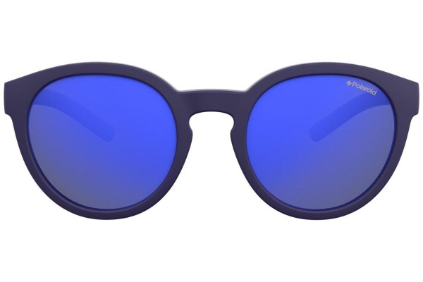 Sonnenbrille Polaroid Junior PLD8019/S CIW/JY Polarized Rund Blau