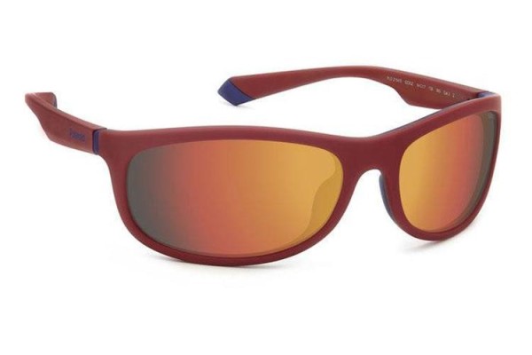 Sonnenbrille Polaroid PLD2154/S 0Z3/OZ Polarized Oval Rot