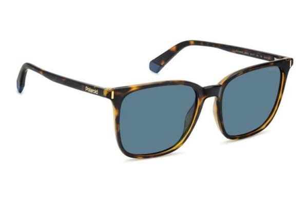 Sonnenbrille Polaroid PLD6226/S 086/C3 Polarized Rechteck Havanna