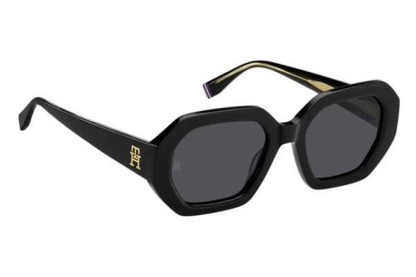 Sunglasses Tommy Hilfiger TH2155/S 807/IR Rechteck Schwarz