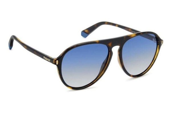 Sonnenbrille Polaroid PLD6225/S 086/Z7 Polarized Pilot Havanna