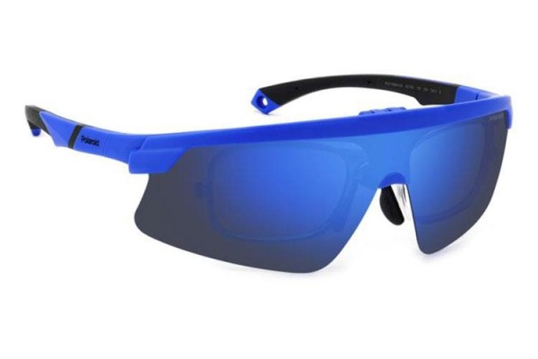 Sonnenbrille Polaroid PLD7056/CI/S RCT/5X Polarized Rechteck Blau