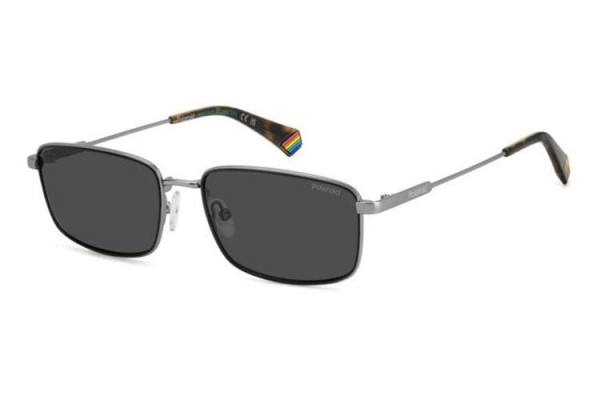 Sonnenbrille Polaroid PLD6227/S/X SVK/M9 Polarized Rechteck Silber