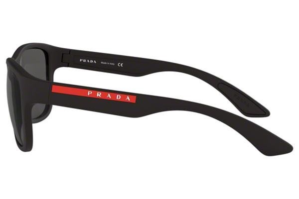 Sunglasses Prada Linea Rossa PS01US DG05S0 Quadratisch Schwarz