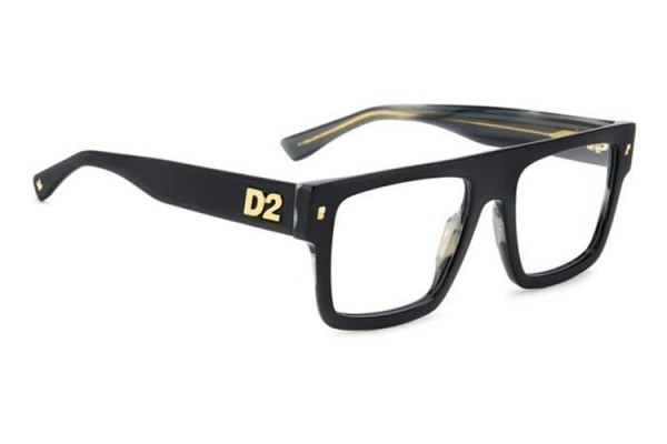 Glasses Dsquared2 D20147 37N Flat Top Schwarz