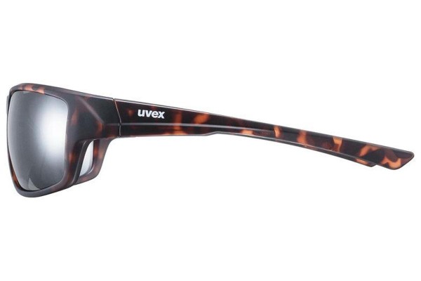 Sunglasses uvex sportstyle 230 Havana Mat S3 Rechteck Havanna