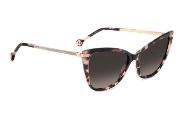 Sunglasses Carolina Herrera HER0262/S HT8/HA Cat Eye Havanna