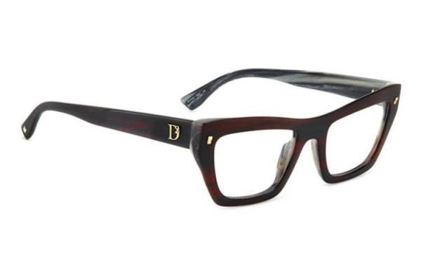 Glasses Dsquared2 D20153 K4G Rechteck Rot