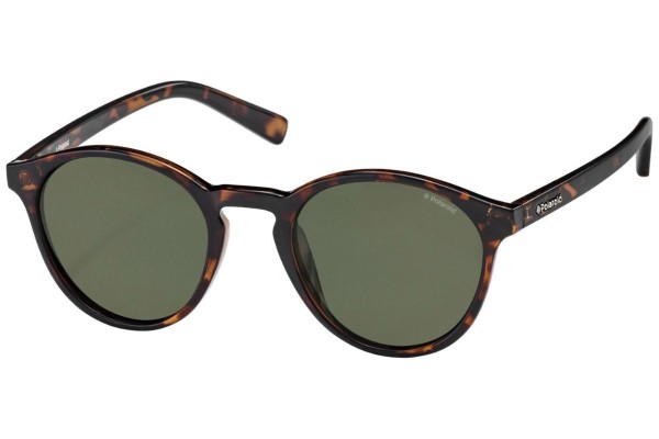 Sonnenbrille Polaroid PLD1013/S V08/H8 Polarized Rund Havanna