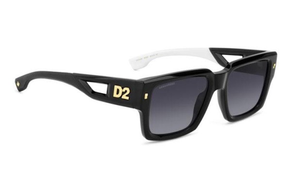 Sunglasses Dsquared2 D20143/S 807/9O Rechteck Schwarz