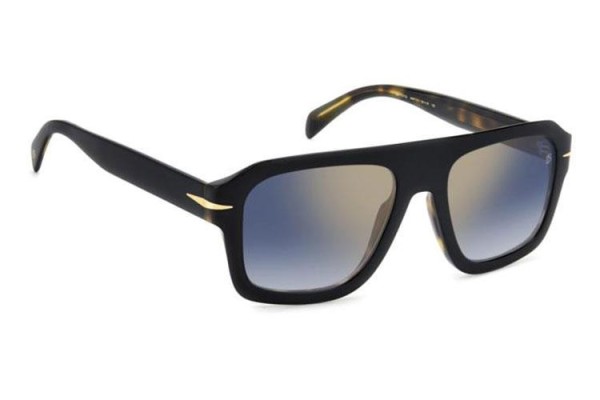 Sonnenbrille David Beckham DB7127/S WR7/1V Rechteck Schwarz