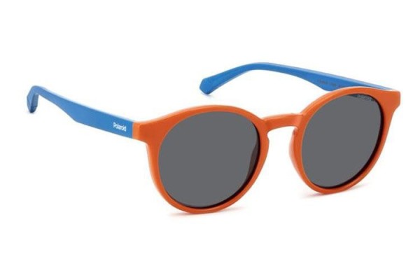 Sonnenbrille Polaroid Junior PLD8061/S L7Q/M9 Polarized Rund Orange