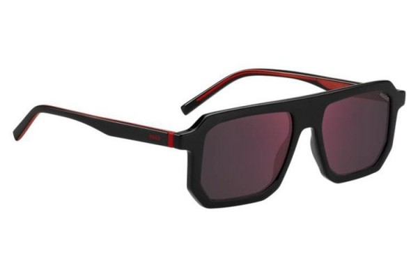 Sunglasses HUGO HG1312/S 807/AO Flat Top Schwarz