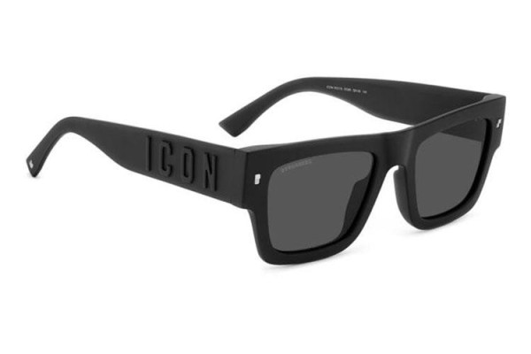 Sonnenbrille Dsquared2 ICON0021/S 003/IR Rechteck Schwarz