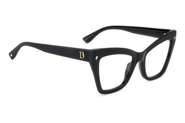 Glasses Dsquared2 D20152 807 Cat Eye Schwarz