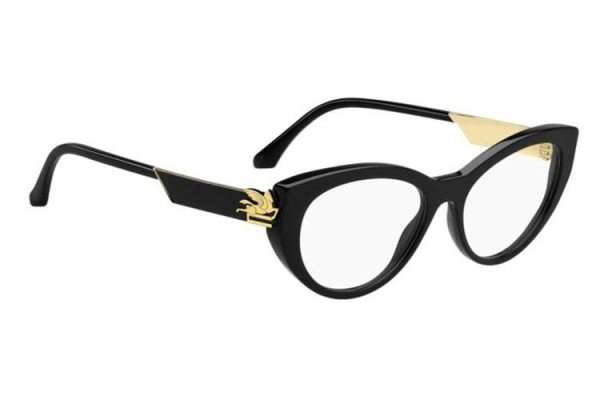 Brillen Etro ETRO0041 807 Cat Eye Schwarz