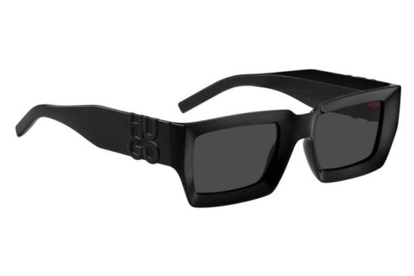 Sonnenbrille HUGO HG1310/S 807/IR Rechteck Schwarz