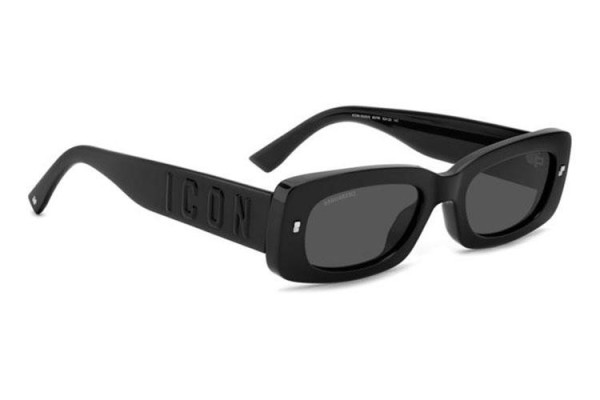 Sunglasses Dsquared2 ICON0020/S 807/IR Rechteck Schwarz