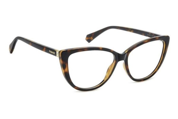 Glasses Polaroid PLDD543 086 Cat Eye Havanna