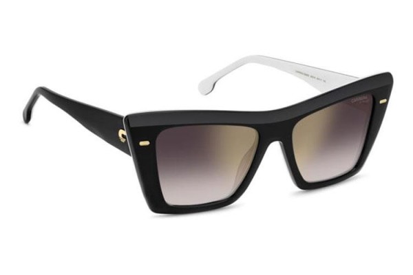 Sonnenbrille Carrera CARRERA3046/S 80S/YK Rechteck Schwarz