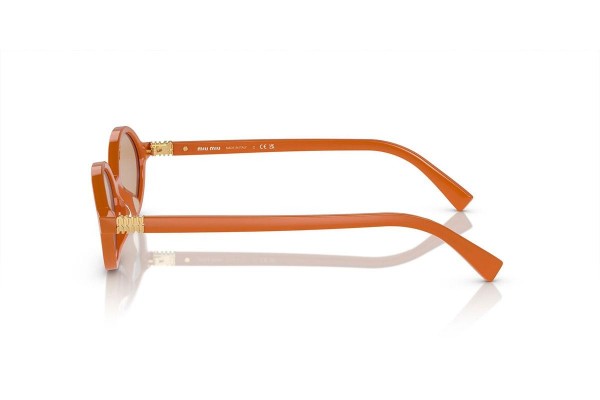 Sunglasses Miu Miu MU04ZS 11V40D Oval Orange