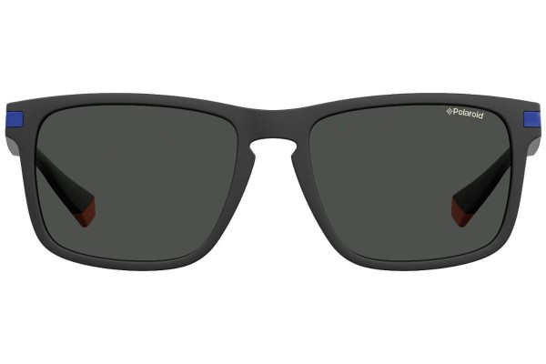 Sonnenbrille Polaroid Active Collection PLD2088/S 0VK/M9 Polarized Quadratisch Schwarz