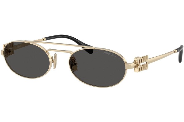 Sonnenbrille Miu Miu MU54ZS ZVN08Z Oval Gold