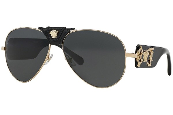 Sonnenbrille Versace Baroque VE2150Q 100287 Pilot Gold