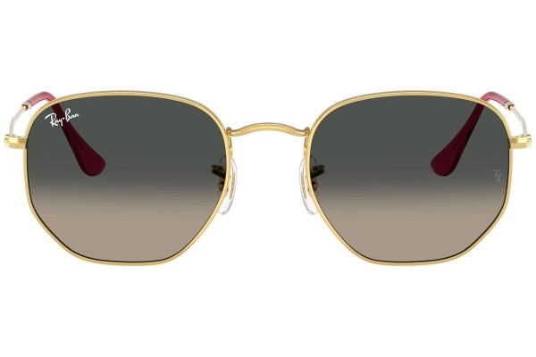 Sonnenbrille Ray-Ban Hexagonal RB3548N 001/71 Rund Gold