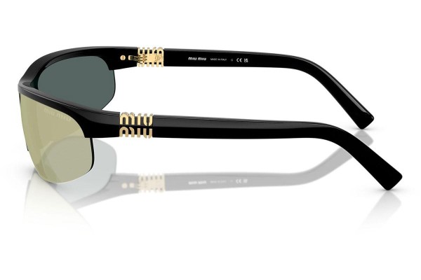 Sonnenbrille Miu Miu MUA02S 1AB90J Oval Schwarz