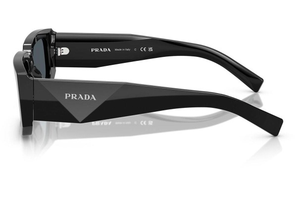 Sonnenbrille Prada PR06YS 16K2K1 Rechteck Schwarz