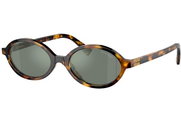 Sonnenbrille Miu Miu MU04ZS VAU04M Oval Havanna