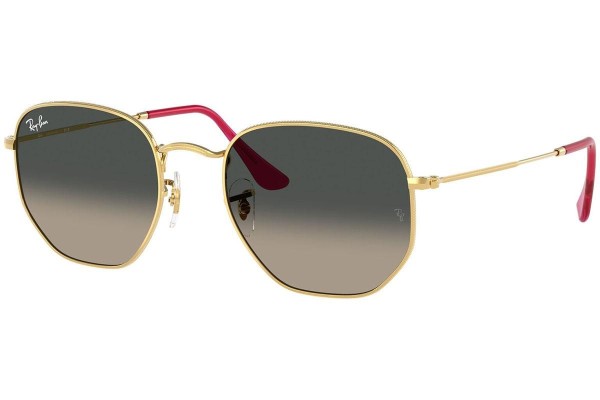 Sonnenbrille Ray-Ban Hexagonal RB3548N 001/71 Rund Gold