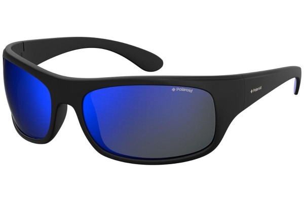 Sunglasses Polaroid Sport Active Collection 07886 003/5X Polarized Rechteck Schwarz