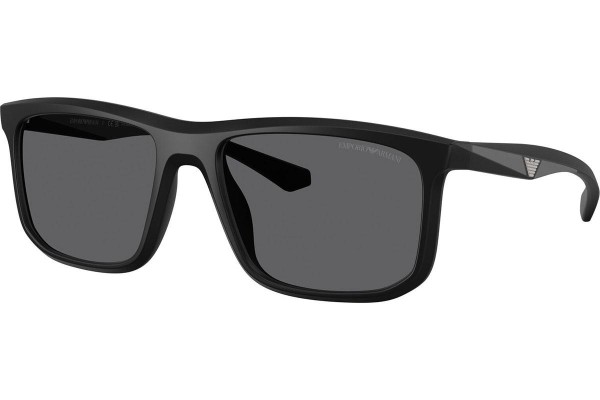 Sonnenbrille Emporio Armani EA4234U 5001T3 Polarized Quadratisch Schwarz