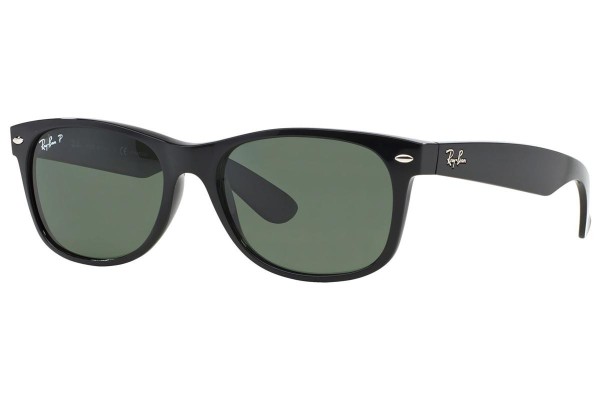 Sonnenbrille Ray-Ban New Wayfarer Classic RB2132 901/58 Polarized Quadratisch Schwarz