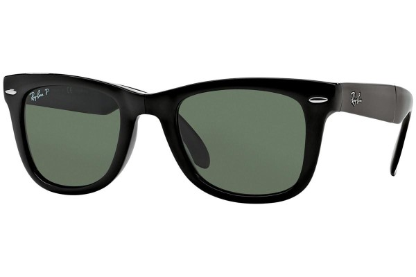 Sunglasses Ray-Ban Folding Wayfarer Classic RB4105 601/58 Polarized Quadratisch Schwarz