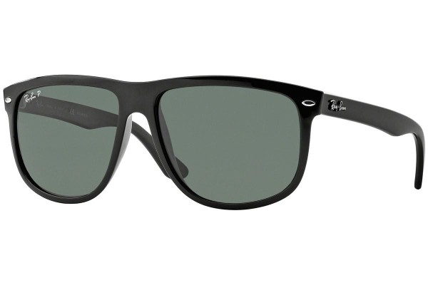 Sunglasses Ray-Ban Boyfriend RB4147 601/58 Polarized Quadratisch Schwarz