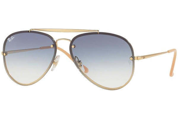 Sonnenbrille Ray-Ban Blaze Aviator Blaze Collection RB3584N 001/19 Pilot Gold