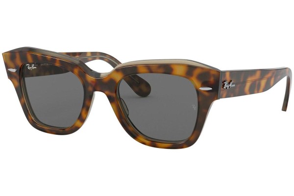 Sunglasses Ray-Ban State Street RB2186 1292B1 Quadratisch Havanna