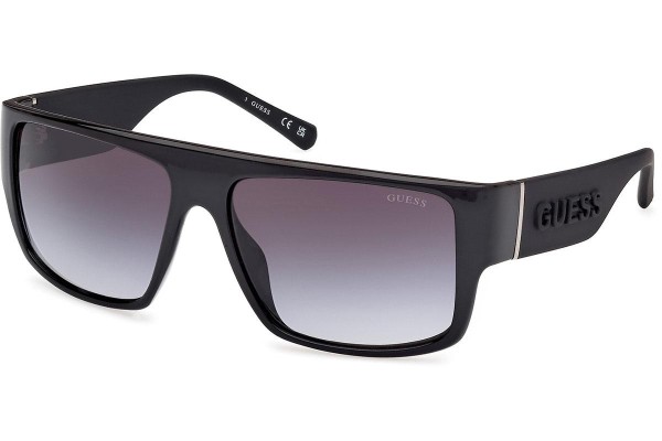 Sonnenbrille Guess GU00165 01B Quadratisch Schwarz